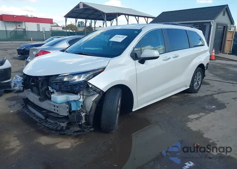 2022 Toyota Sienna Xle from USA, damaged, VIN 5TDJRKEC4NS115584